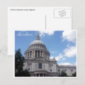 st pauls dome london postkarte (Vorne/Hinten)