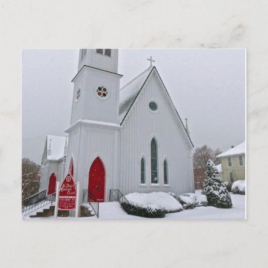 St. Paul's Episcopal Church Postkarte (Vorderseite)