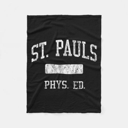 St. Pauls High School Hs Saint Pauls Nc Phys Ed Fleecedecke (Vorderseite)