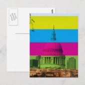 St. Pauls in Farbe Postkarte (Vorne/Hinten)