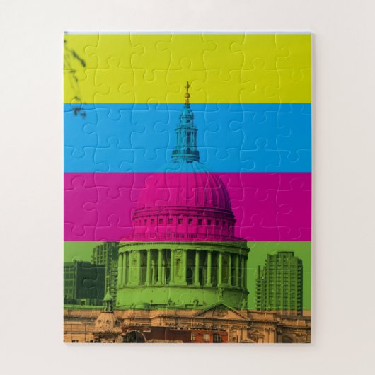 St Pauls in Farbe Puzzle (Vertikal)