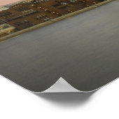 St. Pauls Kathedrale in der Abenddämmerung Poster (Ecke)