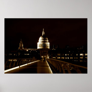St Pauls Kathedrale London Poster