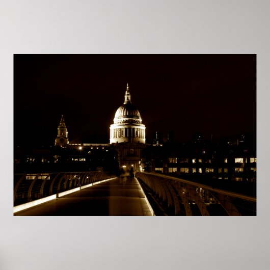 St Pauls Kathedrale London Poster (Vorne)