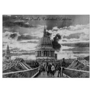 St. Pauls-Kathedrale London. Schneidebrett