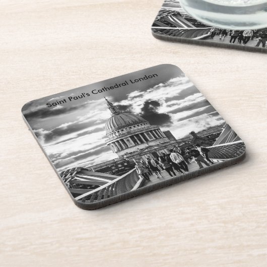 St. Pauls Kathedrale London. Untersetzer (Linke Seite)