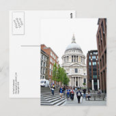 St Pauls Kathedrale Postkarte (Vorne/Hinten)