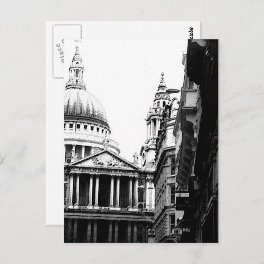 St Paul's Postkarte (Vorne/Hinten)