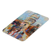 St. Paul's von der Millenium Bridge Magnet (Linke Seite)
