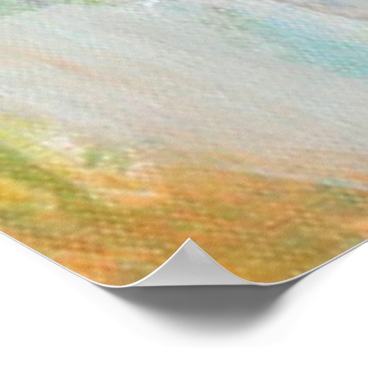 St. Paul's von der Millenium Bridge Poster (Ecke)