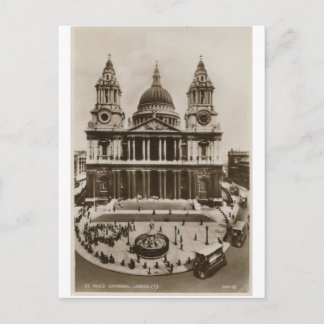 ST PAULU'S CATHEDRAL LONDON POSTKARTE