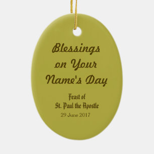St. Paulus der Apostel (PM 06) Keramik Ornament