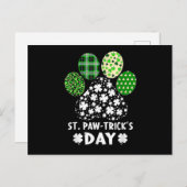 St Paw-trick's Day - Postkarte (Vorne/Hinten)