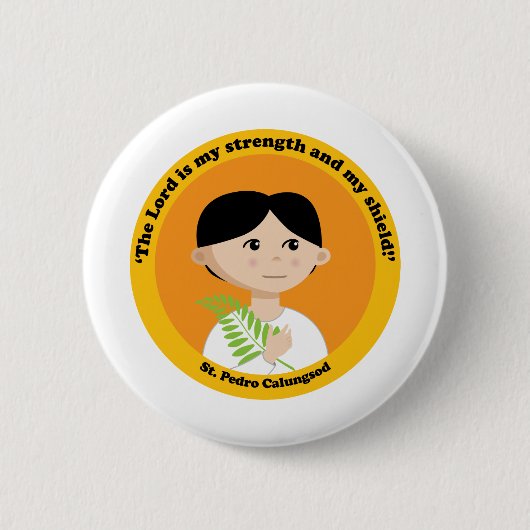 St. Pedro Calungsod Button (Vorderseite)