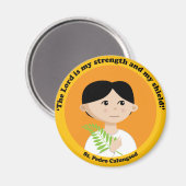 St. Pedro Calungsod Magnet (Vorderseite/Rückseite)