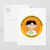 St. Pedro Calungsod Postkarte (Vorne/Hinten)
