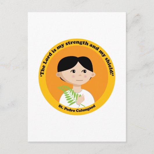 St. Pedro Calungsod Postkarte (Vorderseite)