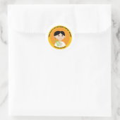 St. Pedro Calungsod Runder Aufkleber (Tasche)