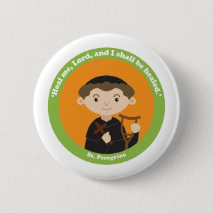 St. Peregrine Button