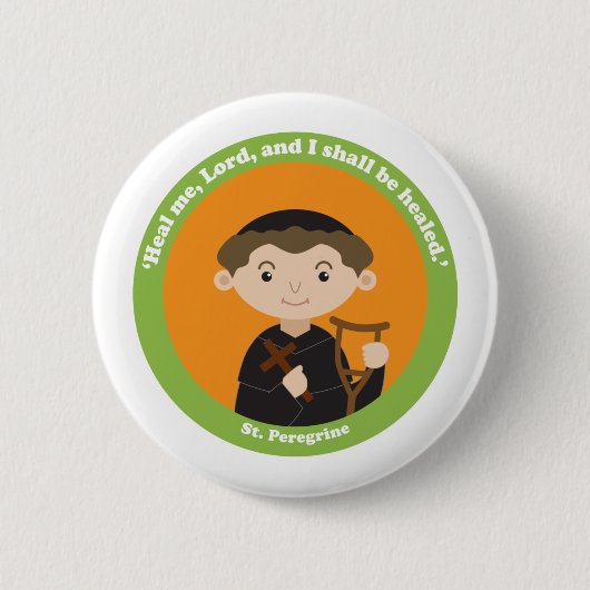 St. Peregrine Button (Vorderseite)