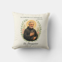 St. Peregrine Feast Day Blessings Watercolor Wreat