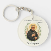 St. Peregrine Feast Day Blessings Watercolor Wreat