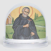 St. Peregrine Patron Saint of Cancer Prayer Schneekugeln (Vorderseite)