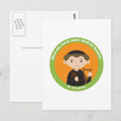 St. Peregrine Postkarte (Vorne/Hinten)