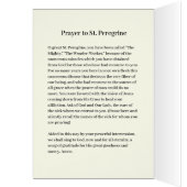 St. Peregrine Prayers Cancer Health Illness (Innen (Links))