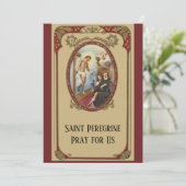 St. Peregrine Schutzheilige der Krebspatienten (Stehend Vorderseite)