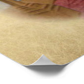 St. Peregrine Schutzheilige der Krebspatienten Poster (Ecke)