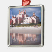St Pete Beach Castle Ornament Aus Metall (Links)