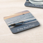 St Pete Beach FL Cork Untersetzer (Linke Seite)