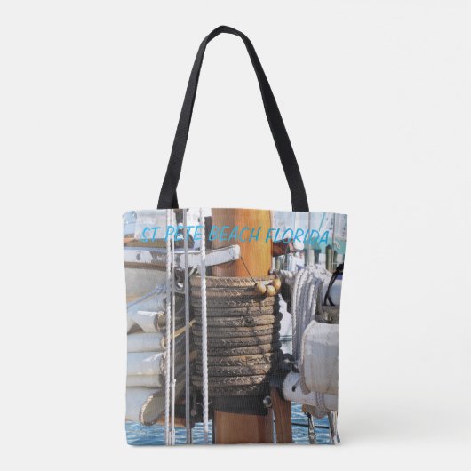 St Pete Beach FL Jumbo-Tasche Tasche (Rückseite)