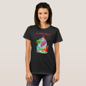 St Pete Beach Flamingo Surfboard T-Shirt (Vorne ganz)