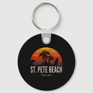 St Pete Beach Florida Fl Palms Vacation Surf Sonne Schlüsselanhänger