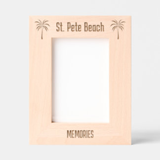 St. Pete Beach Florida Lasergravierter Rahmen