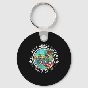 St. Pete Beach Florida Männer und Frauen Schlüsselanhänger