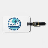 St. Pete Beach Florida Palm Tree Birds Gepäckanhänger (Vorderseite horizontal)