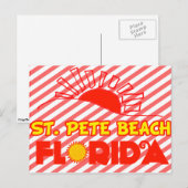 St. Pete Beach, Florida Postkarte (Vorne/Hinten)