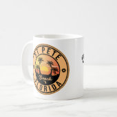 St. Pete Beach Florida Souvenir Persönlich gestalt Kaffeetasse (Vorderseite Links)