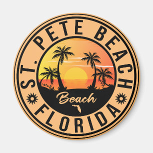 St Pete Beach Florida Souvenir Vintage Reisen Magnet