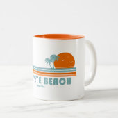 St. Pete Beach Florida Sun Palm Trees Zweifarbige Tasse (VorderseiteRechts)