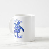 St Pete Beach Florida Vacation Tribal Turtle Kaffeetasse (Vorderseite Links)