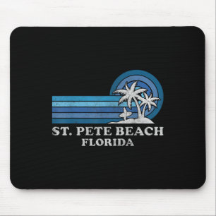 St. Pete Beach Florida Vintage Familien Sommerurla Mousepad