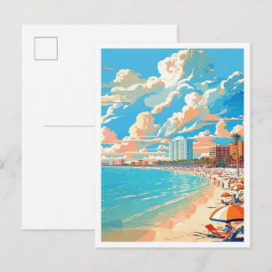 St Pete Beach Florida Vintage Reise  Postkarte