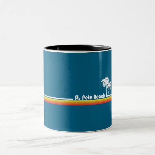 St. Pete Beach Florida Zweifarbige Tasse (Mittel)