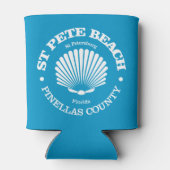 St Pete Beach (Muschel) Dosenkühler (Rückseite)