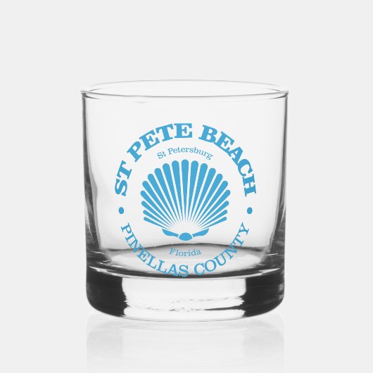 St Pete Beach (Muschel) Whiskyglas (Vorderseite)