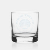 St Pete Beach (Muschel) Whiskyglas (Rückseite)
